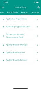 Email Writing Templates screenshot #8 for iPhone