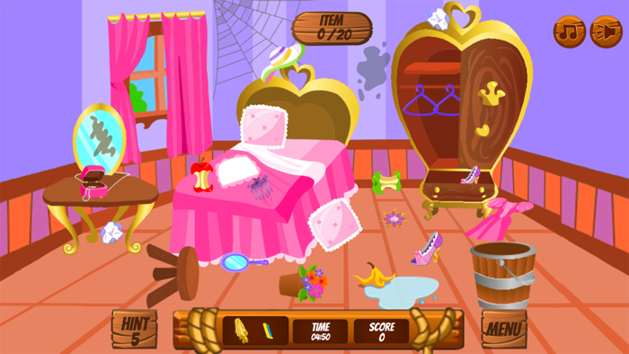 العاب تنظيف قصر الاميرة بنات