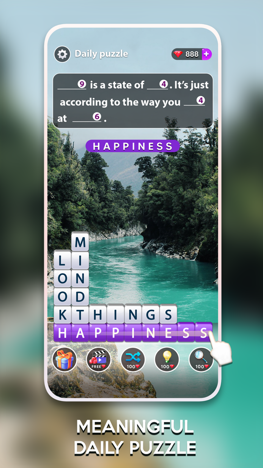#4. Word Vistas- Stack Word Search (iOS) 来自: MASTERMIND WORD GAMES