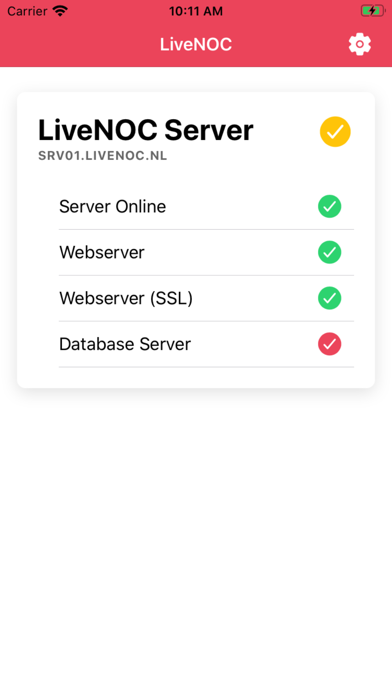 LiveNOC Screenshot