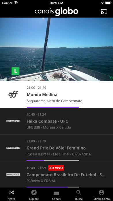 Canais Globo Screenshot