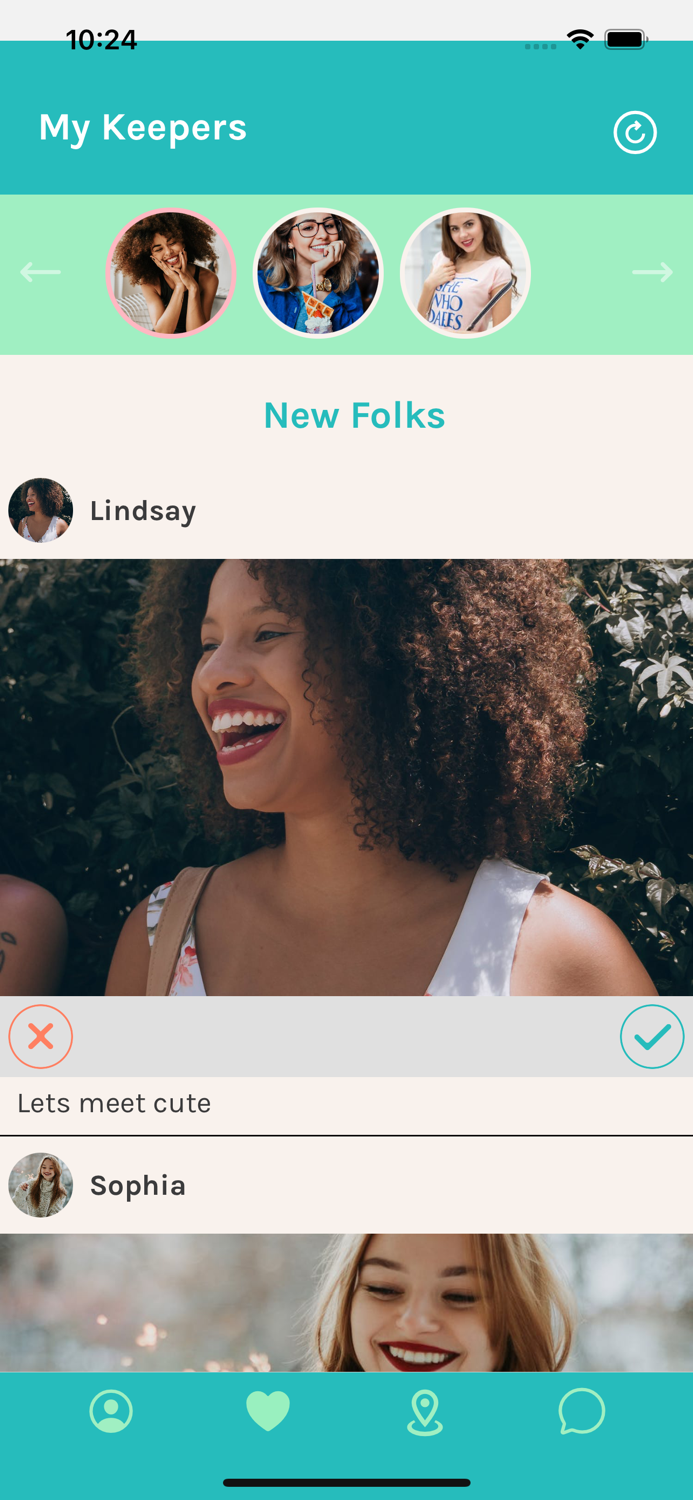 Meet Cute - IRL meeting