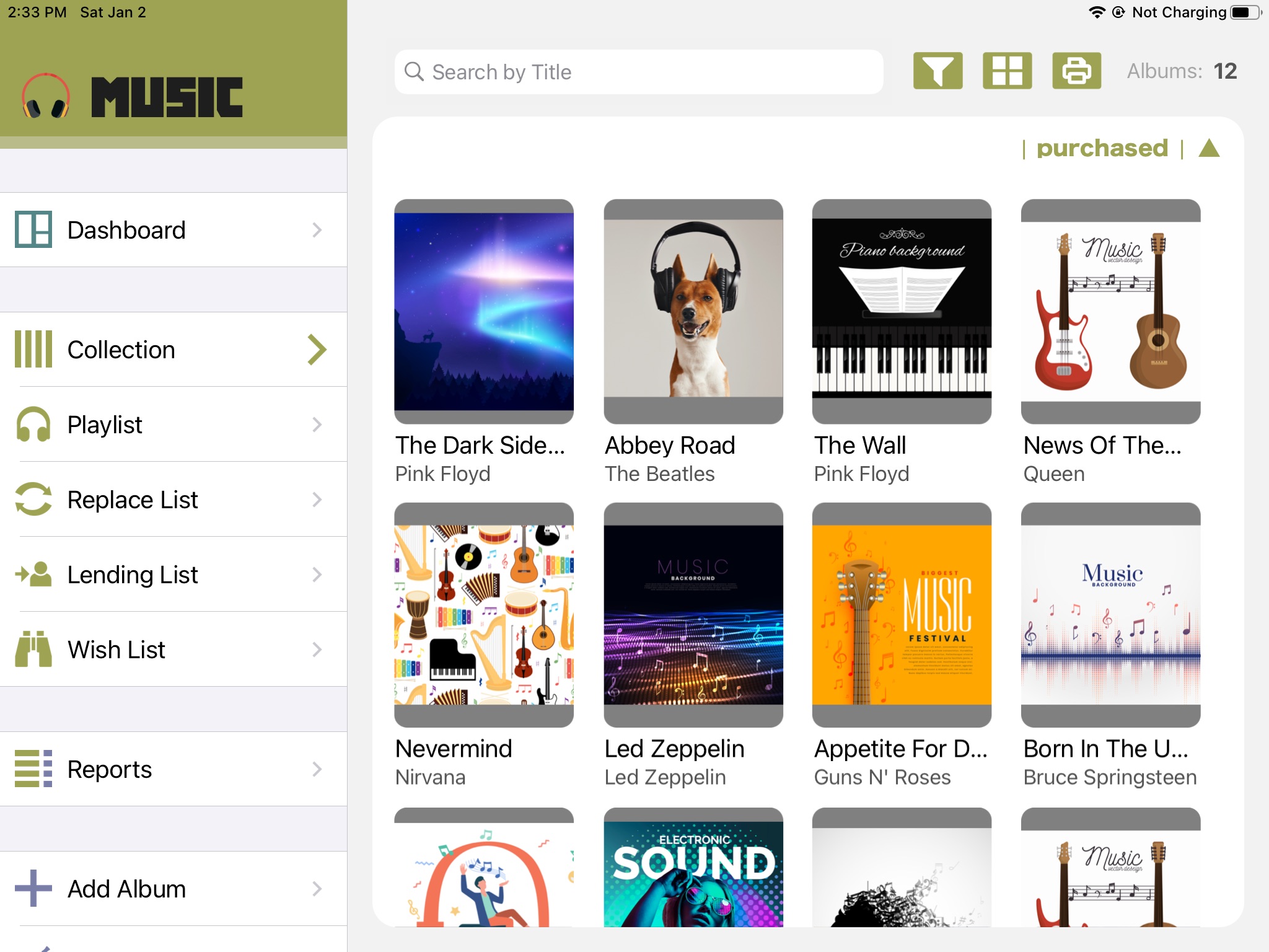 Music Collector screenshot 2