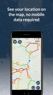 sask snowmobile trails iphone screenshot 2