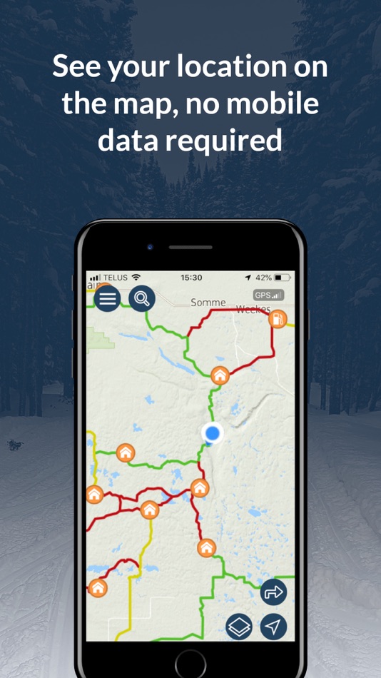 #2. Sask Snowmobile Trails (iOS) 由: MapGears inc.