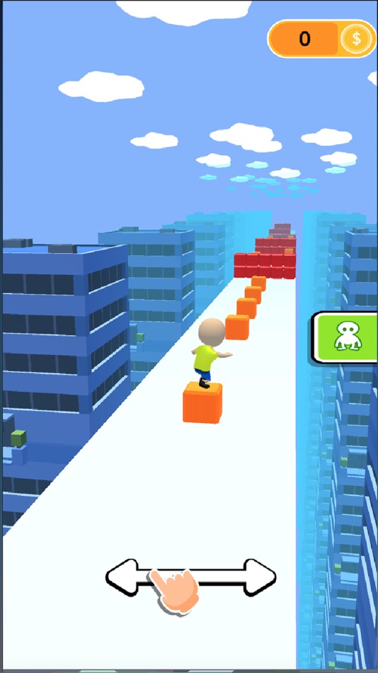 #3. Race Skip Block Super Guy 3d (iOS) 由: Trevor Kamhunga