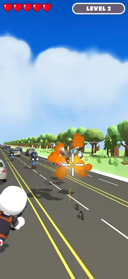 Game screenshot Traffic Chase - Moto Shooting apk
