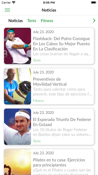 RAQUETA BOSQUES Screenshot