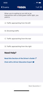 AMA Practice Exam screenshot #2 for iPhone