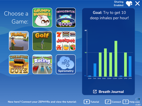 ZEPHYRx Breathe Easy iPad screenshot 7 - Health & Fitness app