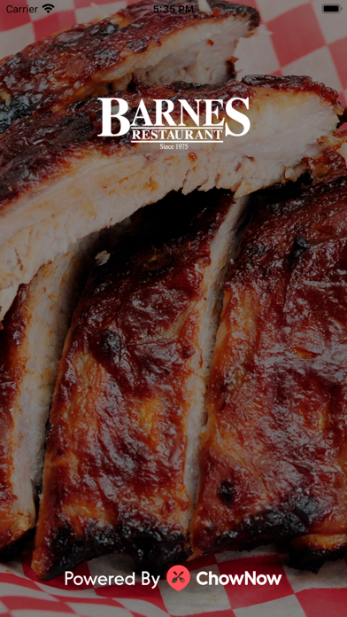 Barnes Restaurant Screenshot