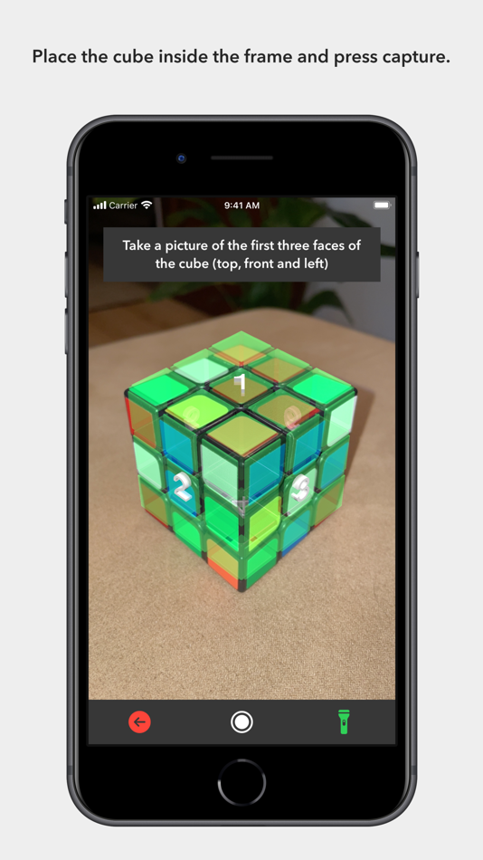 #2. CubeSolver AR (iOS) By: Andrei Ciobanu