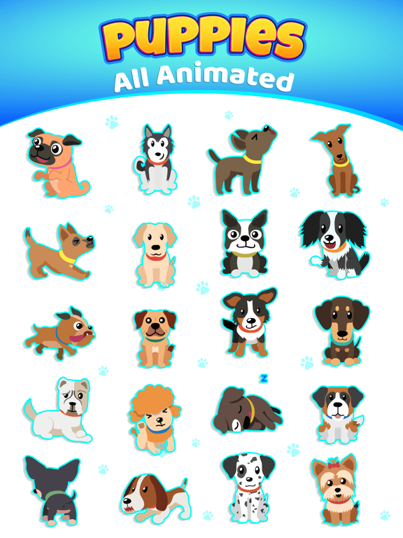 Screenshot #4 pour Funny Dogs: Animated Stickers