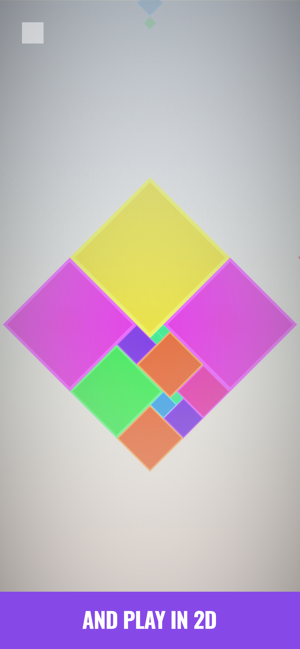 ‎Isometric Squares - puzzle ² Screenshot