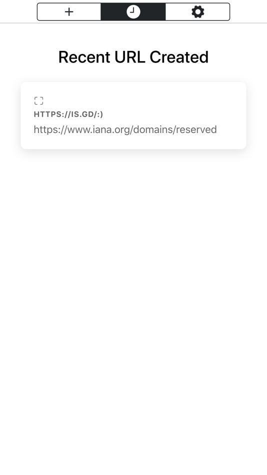 #1. URL Shorterner (iOS) By: Grima Hdez