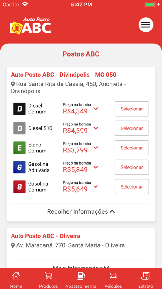 #3. Postos ABC (iOS) 由: Grupo ABC