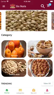 go nuts dry fruits iphone screenshot 1