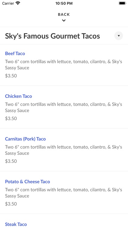Sky's Gourmet Tacos screenshot-5