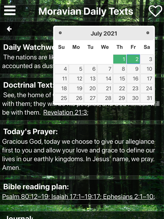 Screenshot #5 pour Moravian Daily Texts 2025