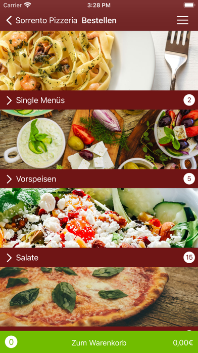 Sorrento Pizzeria Screenshot