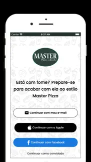 master pizza e restaurante iphone screenshot 1