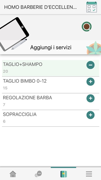 HOMO barberie d eccellenza Screenshot 2 - AppWisp.com
