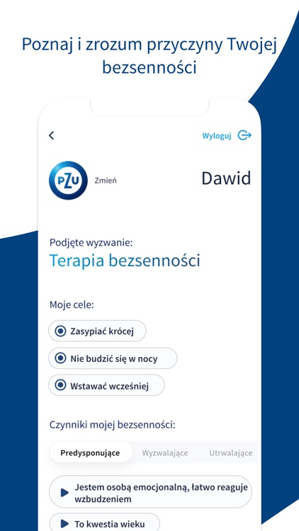 PZU Terapia Bezsenności