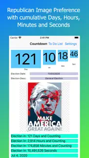 election countdown 3 2 1 iphone screenshot 3