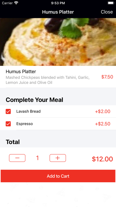 SHIRAZ BISTRO & MARKET Screenshot