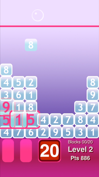 Twentris HD,blocks and numbers Screenshot