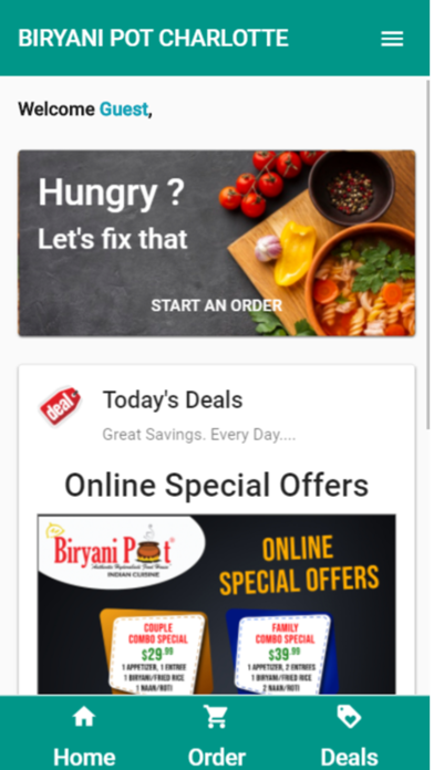 Biryani Pot Charlotte Screenshot