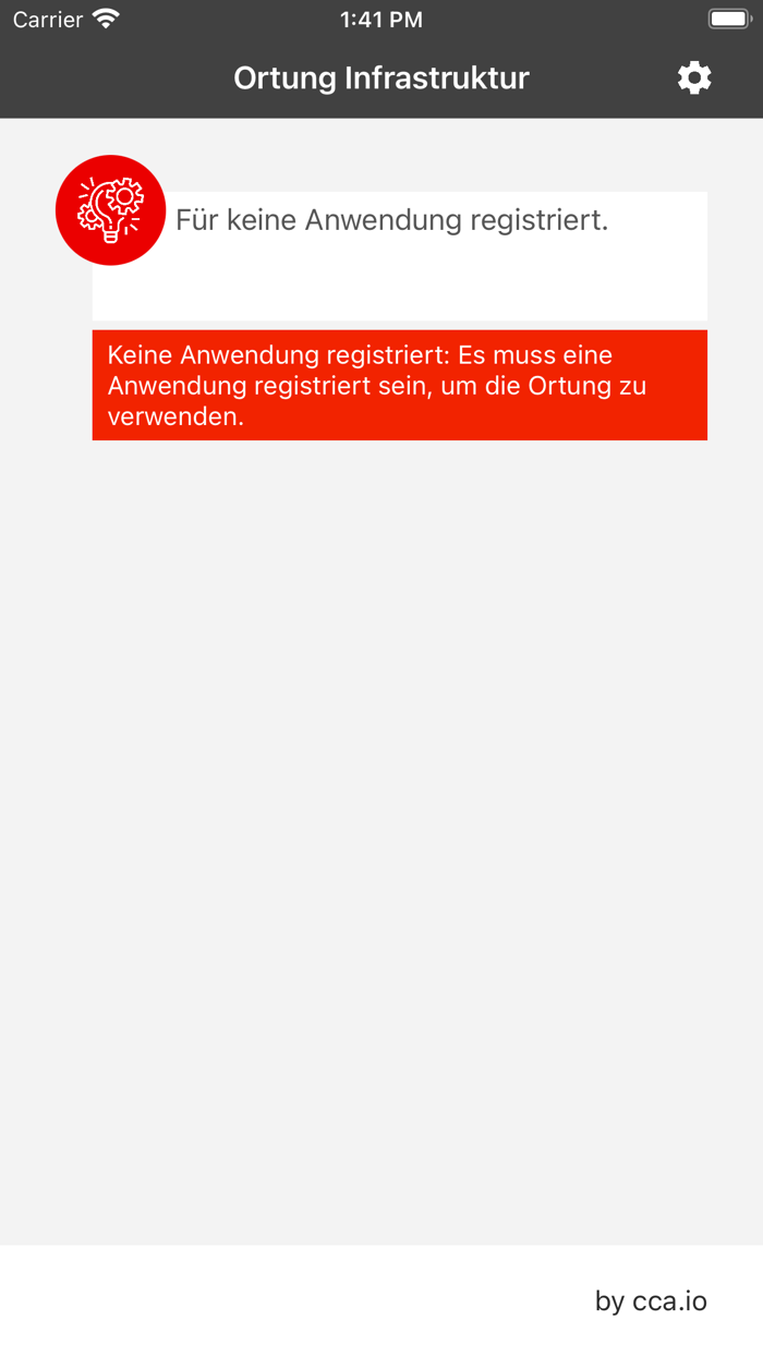 Ortung Infrastruktur