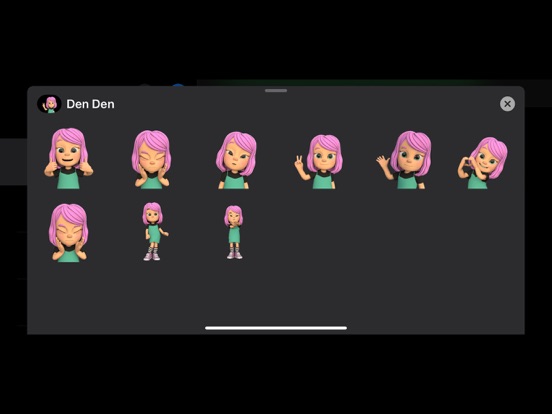 Screenshot #4 pour Den Den Stickers
