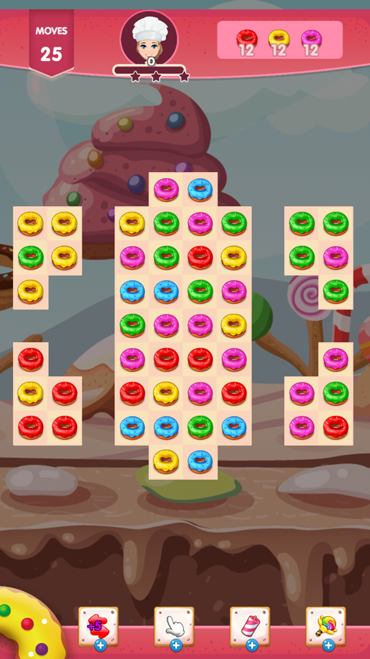 #4. Donut Match 3 : Puzzle Game (iOS) 由: DataWave LTD