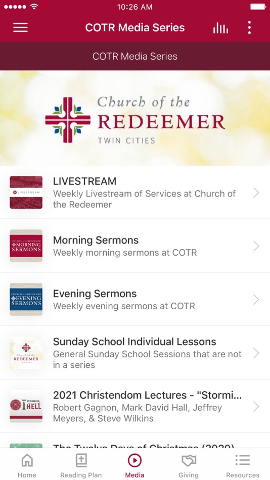 #2. Church of the Redeemer App (iOS) 来自: Church of the Redeemer (Apps)