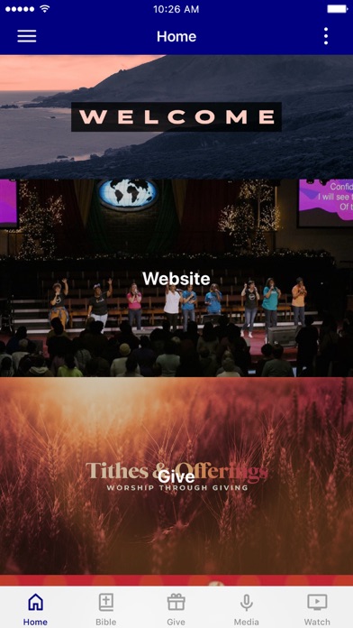 Mt. Olivet Baptist Church Screenshot