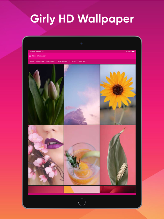 Screenshot #4 pour Girly wallpapers, backgrounds