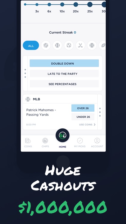 MoneyLine: Sports Pick'Em Game