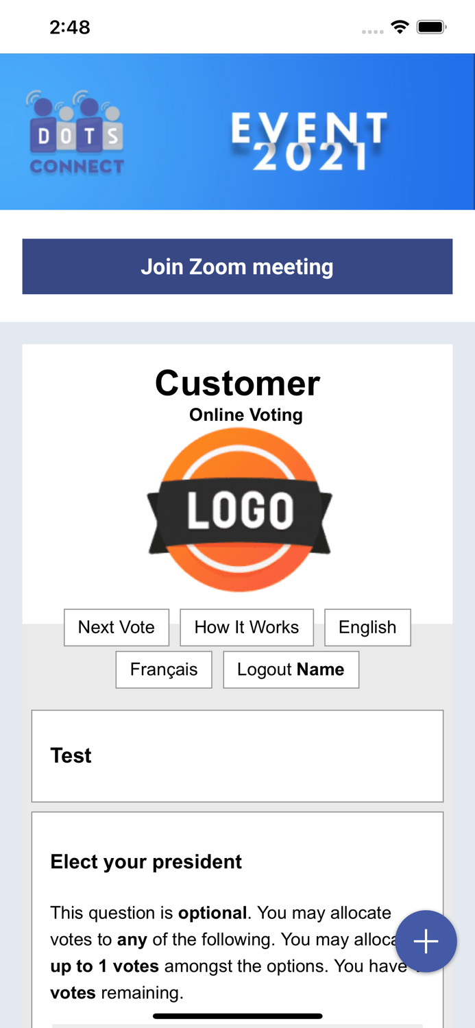 DOTS Connect Meetings