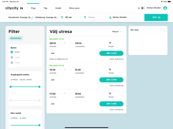 Screenshot #6 pour CityCity - Boka affärsresor