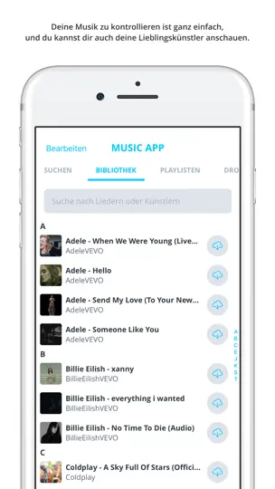 Screenshot von Music App auf dem iPhone 2