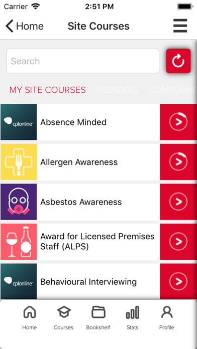 MFG Mobile Console Screenshot