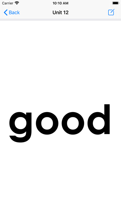 Kindergarten Sight Word(s) Screenshot