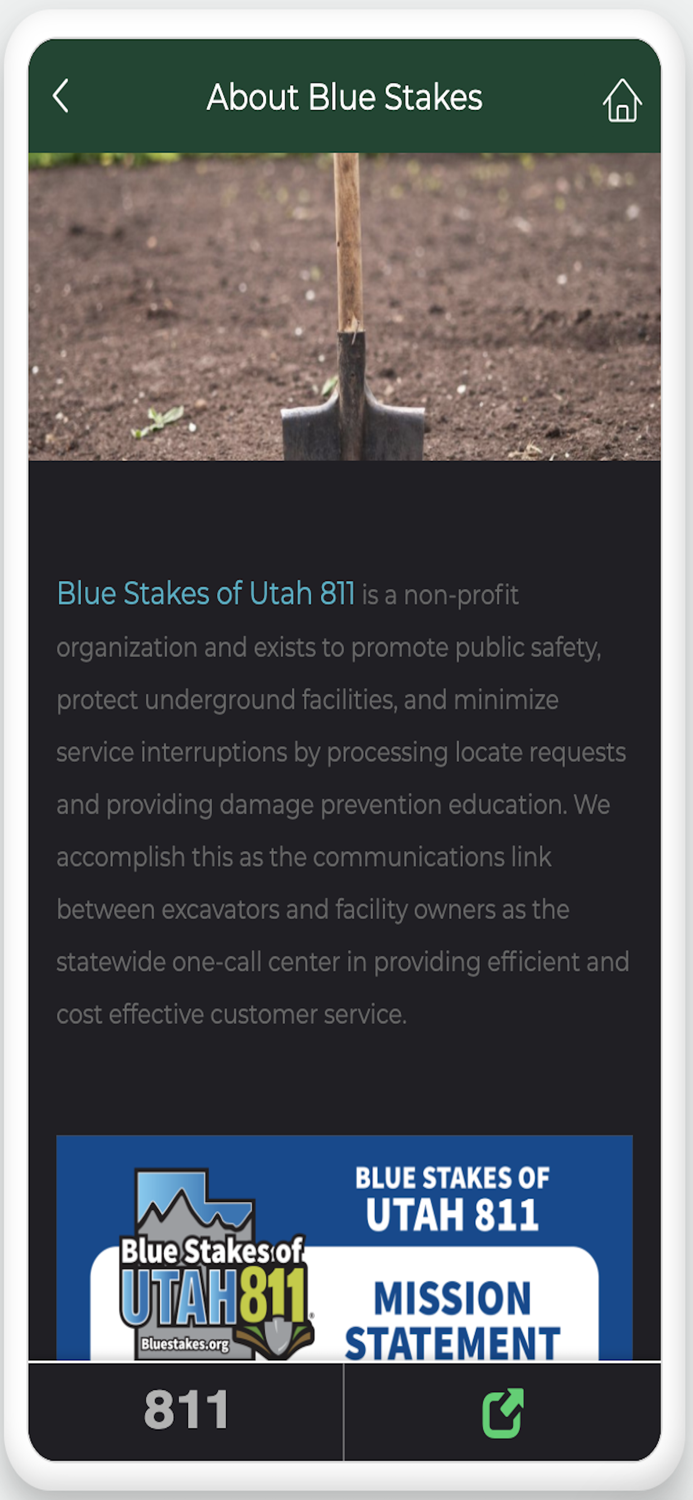 Blue Stakes of Utah 811