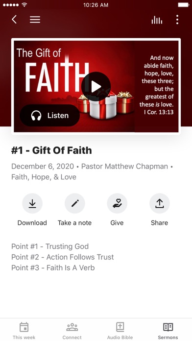 Calvary Church of SWVA Screenshot