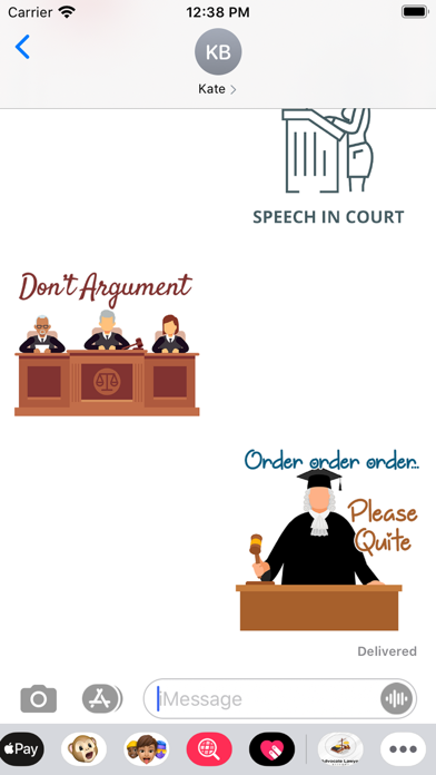 Advocate Lawyer Stickers Screenshot