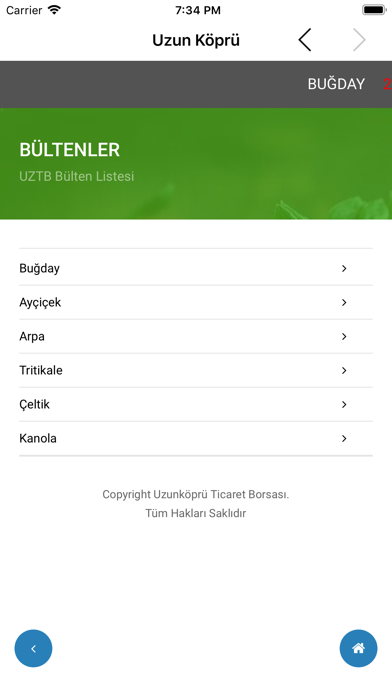 Uzunköprü Ticaret Borsası Screenshot