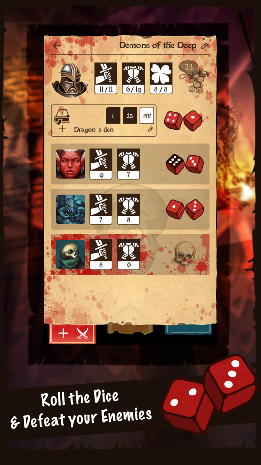 #4. Adventure Sheet: for Gamebooks (iOS) By: Alexandre Guidet