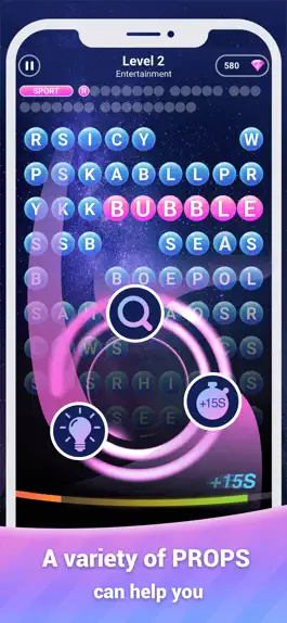 Game screenshot Scrolling Words Bubble apk