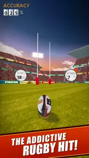 flick kick rugby kickoff iphone screenshot 4